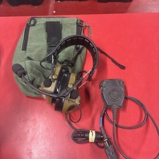 3M Peltor Comtac V Single Comm Headset w/ Gel Cups, PTT, & Carry Bag-Coyote picture