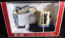 Vintage Diapet K-16 Nissan S&B30 Excavator 1/26 scale track backhoe NIB picture