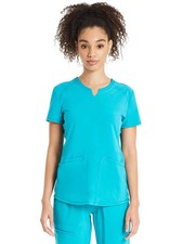 Scrubstar Women's Antimicrobial Premium Performance Notch Neck Top, Sizes XS-3XL picture