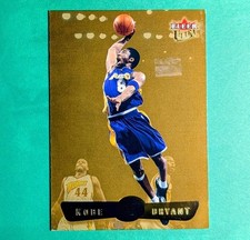 2001 FLEER ULTRA GOLD MEDALLION KOBE BRYANT #26 SP SHIMMERING GOLD GOAT DUNKING picture