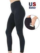 Women's High Waist Yoga Leggings with Two Side Pockets Sports Legging Pants picture