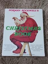 Vintage 1993 Norman Rockwell's Christmas Book Hardcover picture