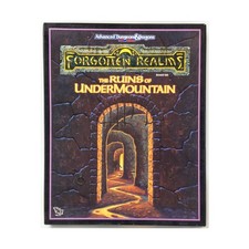 TSR Forgotten Realms Misc Ruins of Undermountain (1st) VG/EX picture