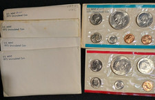 1973 US Mint Sets Uncirculated P&D OGP Envelopes With 1973 Key Date Ike Dollars picture