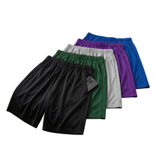 Men 5 Pack Cat Eye Shorts, Polyester Elastic Waist Casual Workout Shorts picture