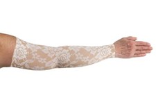 DARLING TAN Compression Sleeve by LYMPHEDIVAS, Gauntlet Option, ANY SZ & LVL New picture