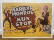 1956 Marilyn Monroe Original Movie Poster Bus Stop picture