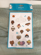 Jellycat Paris Patisserie Exclusive Sticker Sheet Galeries Lafayette NEW Sealed picture
