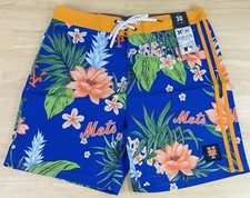 Hurley x 47’ MLB New York Mets Phantom TG Tropics 18” Board Shorts, Men’s Sz 30 picture