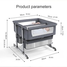 4 In 1 Baby Bassinets Bedside Sleeper, Twins Bassinet for Baby, Bassinet Sleeper picture