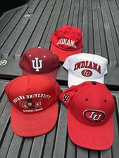 Vintage Indiana Hoosiers  Lot Of 5 Hats NCAA IU picture