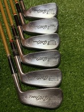 Vintage 1930s Spalding Bobby Jones Registered Tournament Iron Set 2-7 ALL MATCH picture
