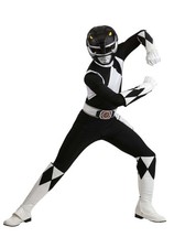 Men's Authentic Power Rangers Black Ranger Costume picture