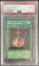 Konami Red Medicine LOB-054 Legend of Blue Eyes 1st Edition PSA 10 2002 ENG picture