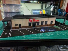 FAMOUS CHICKEN RESTARAUNT ASSEMBLED PRINT ON DEMAND HO SCALE BUILDING/DIORAMA picture