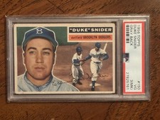 1956 Topps - Duke Snider #150 Gray Back PSA 3 (MK) HOF picture
