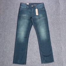 NWT Levis 559 Relaxed Straight Stretch Dark Blue Denim Jeans Men's 36x36 picture