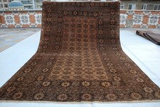 Hand-Knotted Afghan Wool Rug, Geometric Turkmen Tribal Pattern, Veg Dyes  Rug picture