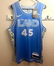 Nike Authentic Donovan Mitchell Cleveland Cavaliers City Edition Jersey Size 48 picture
