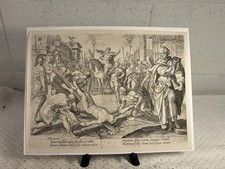 Antique Hendrick Goltzius (German/Dutch) Copperplate Print of St. Peter picture