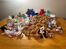 Vintage Beanie Baby Lot 200 plus Beanies Varying Conditions most are very good picture