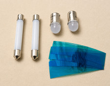 Fisher 500B tube receiver replacement LED bulbs lights lamps upgrade kit set picture