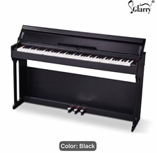 Glarry 88-Key Weighted Digital Home Piano Black 3 Pedals MIDI Record Split picture