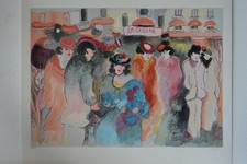 La Casona serigraph by Zule Moskowitz -  Size: 23