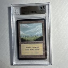 MTG ALPHA Plains Version 2 BGS 9.5 GEM MINT  10 centering  1993 picture