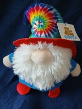 NWT Goffa Tie-Dye Rainbow Gnome Stuffed Animal 7