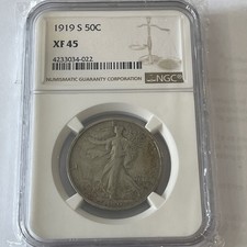 1919 S NGC XF45 important year and great example of an important year coin picture