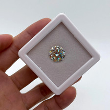 4Ct Amazing Shine Round Diamond Lab Grown VVS1 Clarity Natural D Color Certified picture