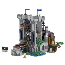 ZITIANYOUBUILD Medieval Black Saker’s Fort 1025 Pieces Building Toys Set picture