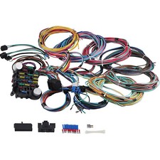 21 Circuit Wiring Harness 12V,18 fuses Extra Long Wire Harness For GM Chevy Ford picture