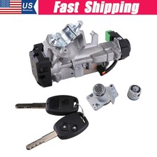Ignition & Door Lock Cylinder Switch Assembly Set 2 Remote Keys For 2007-11 Crv picture