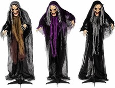 Fun Express Halloween Witches Outdoor Yard Stakes Decor, 3.6ft, 3pc | Spooky ... picture