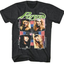 Poison 80s Glam Metal World Tour Concert Band Tee picture