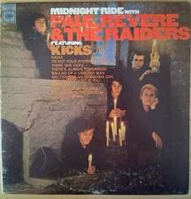 LP VINTAGE PAUL REVERE/RAIDERS MIDNIGHT RIDE EXCELLENT VINYL 1966 MONO COL.2508 picture