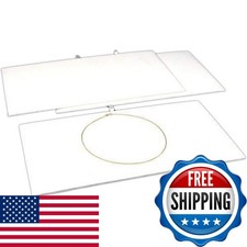 FindingKing 3 White Velvet Jewelry Display Showcase Tray Inserts 14 1/8