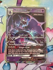 Naganadel Gx Sm125 Sun & Moon Black Star Promo Holo Pokémon Card 2018 LP picture