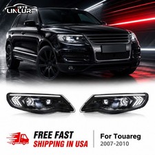 Plug & Play LED Headlights For 2008-2010 VW Touareg Halogen lights Upgrade picture