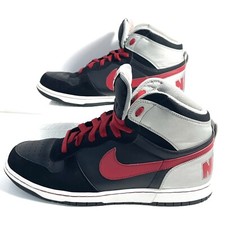Big Nike High 'Black, Varsity Red, Metallic Silver' 336608-061/Size 13/2009 RARE picture