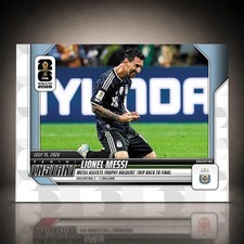 LIONEL MESSI ARGENTINA #235 PANINI INSTANT BACK TO THE FINAL 2026 WORLD CUP BR4 picture