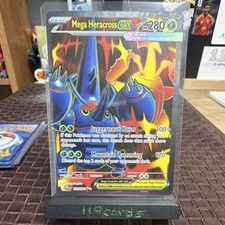 Mega Heracross EX 108/111 Xy: Furious Fists Ultra Rare Holo EX 280 HP picture