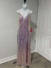 Speechless Pink Sequin Maxi Dress picture
