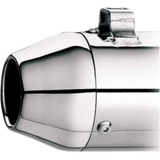 Kerker Tapered End Cap * SUPERTRAPP * Chrome Plate * Harley Baggers 108-7257 picture
