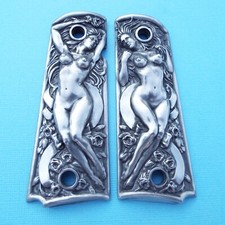 Original M1911 A1 Solid Pewter American Beauty Grips picture