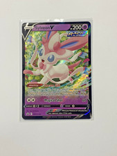 Sylveon V SWSH202 Black Star Promo Full Art Pokémon TCG Card LP picture