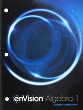 ENVISION AGA COMMON CORE STUDENT COMPANION ALGEBRA 1 GRADE 8/9 C - VERY GOOD picture