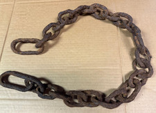 Antique Wrought Iron Hand Forged Heavy Chains 42